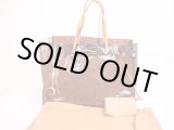 Photo: LOUIS VUITTON Monogram Brown Vinyl Tote&Shoppers Bag Cabas Cruise #4921