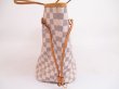 Photo4: LOUIS VUITTON Azur Leather White Tote&Shoppers Bag Neverfull MM #4923