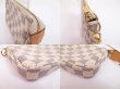 Photo6: LOUIS VUITTON Azur Leather White Chain Pouch Accessories Pouch #4933