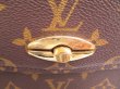 Photo9: LOUIS VUITTON Monogram Leather Brown Hand Bag Purse Malesherbes #4937