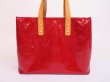 Photo2: LOUIS VUITTON Vernis Rouge Patent Leather Hand Bag Purse Reade PM #4940