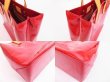 Photo6: LOUIS VUITTON Vernis Rouge Patent Leather Hand Bag Purse Reade PM #4940