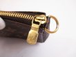 Photo9: LOUIS VUITTON Monogram Leather Brown T&B Accessories Chain Pouch #4943