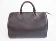 Photo1: LOUIS VUITTON Epi Leather Black Hand Bag Purse Speedy30 #4949