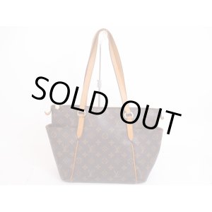 Photo: LOUIS VUITTON Monogram Brown Leather Shoppers Bag Purse Totally PM #4950