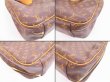 Photo6: LOUIS VUITTON Monogram Brown Leather Hand Bag Purse Excursion #4955