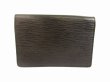 Photo2: LOUIS VUITTON Epi Leather Blacks Clutch Bag Sellier Dragonne #4983