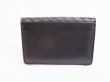 Photo2: BOTTEGA VENETA Intrecciato Black Leather Business Card Case #4987