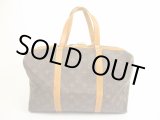 Photo: LOUIS VUITTON Monogram Leather Brown Duffle&Gym Bag Sac Souple 35 #4991