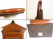 Photo7: LOUIS VUITTON Monogram Leather Brown Hand Bag Purse Concorde #4992