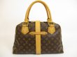 Photo2: LOUIS VUITTON Monogram Leather Brown Hand Bag Purse Manhattan GM #5003