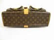 Photo5: LOUIS VUITTON Monogram Leather Brown Hand Bag Purse Manhattan GM #5003