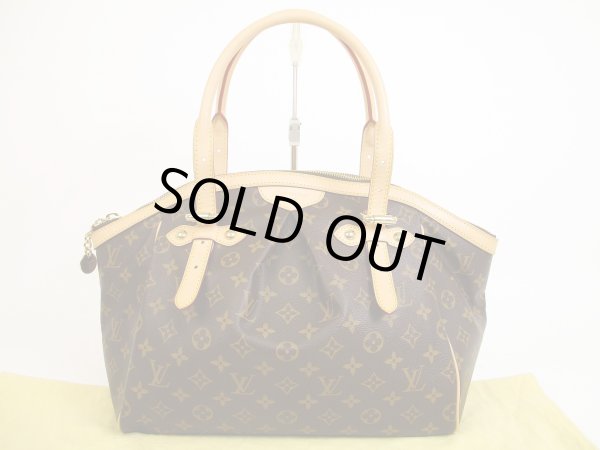 Photo1: LOUIS VUITTON Monogram Leather Brown Tote&Shoppers Bag Tivoli GM #5006