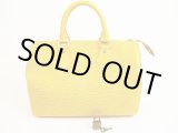 Photo: LOUIS VUITTON Epi Leather Yellow Hand Bag Purse Speedy25 #5012