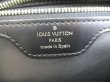 Photo10: LOUIS VUITTON Taiga Canvas&Leather Black&Green Hand Bag Pouch Palana #5028