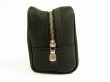 Photo4: LOUIS VUITTON Taiga Canvas&Leather Black&Green Hand Bag Pouch Palana #5028