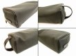 Photo6: LOUIS VUITTON Taiga Canvas&Leather Black&Green Hand Bag Pouch Palana #5028