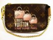 Photo1: LOUIS VUITTON Monogram Leather Brown Mini Accessories Chain Pouch #5029