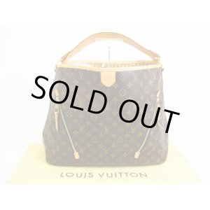 Photo: LOUIS VUITTON Monogram Leather Brown Shoulder Bag Hobo Delightful GM #5069