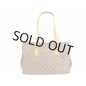 Photo: LOUIS VUITTON Damier Leather Brown Tote Bag Columbine 100th Limited #5072