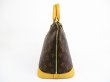 Photo4: LOUIS VUITTON Monogram Leather Brown Hand Bag Purse Alma #5074