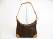 Photo2: LOUIS VUITTON Monogram Leather Brown Shoulder Bag Purse Boulogne 35 #5075