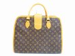 Photo2: LOUIS VUITTON Monogram Leather Brown Briefcase Hand Bag Rivoli #5081