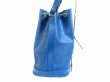 Photo3: LOUIS VUITTON Epi Leather Blue Shoulder Bag Purse Noe #5090