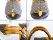 Photo7: LOUIS VUITTON Monogram Leather Brown Duffle&Gym Bag Keepall 60 #5099