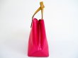 Photo4: LOUIS VUITTON Vernis Fuchsia Pink Patent Leather Hand Bag Reade PM #5104