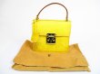 Photo1: LOUIS VUITTON Vernis Patent Leather Yellow Hand Bag Spring Street #5108