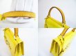 Photo7: LOUIS VUITTON Vernis Patent Leather Yellow Hand Bag Spring Street #5108