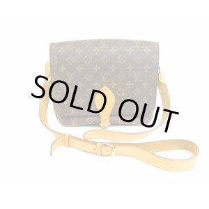 Photo: LOUIS VUITTON Monogram Leather Brown Cross-body Bag Cartouchiere GM #5121