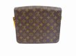 Photo2: LOUIS VUITTON Monogram Leather Brown Cross-body Bag Cartouchiere GM #5121