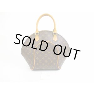 Photo: LOUIS VUITTON Monogram Leather Brown Hand Bag Purse Ellipse MM #5128