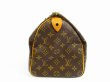 Photo3: LOUIS VUITTON Vintage Monogram Leather Brown Hand Bag Purse Speedy30 #5131