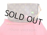 Photo: LOUIS VUITTON Monogram Leather Brown Murakami Cherry Accessories Pouch #5133