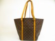 Photo1: LOUIS VUITTON Monogram Leather Brown Tote&Shoppers Bag Sac Shopping #5136