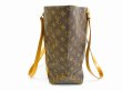 Photo3: LOUIS VUITTON Monogram Leather Brown Tote&Shoppers Bag Sac Shopping #5136