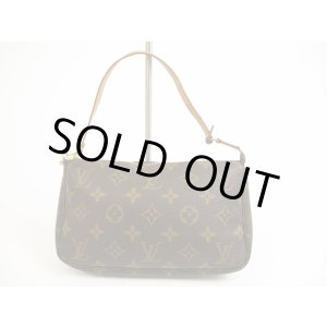 Photo: LOUIS VUITTON Monogram Leather Brown Accessories Pouch Pochette #5143