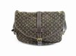 Photo2: LOUIS VUITTON Mini Lin Canvas Brown Messenger&Cross-body Bag Saumur30 #5146