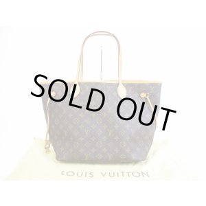 Photo: LOUIS VUITTON Monogram Leather Brown Tote&Shoppers Bag Neverfull MM #5149