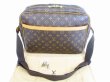 Photo1: LOUIS VUITTON Mnogram Leather Brown Cross-body Bag Reporter GM #5150