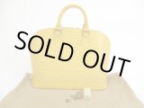 Photo: LOUIS VUITTON Epi Leather Yellow Hand Bag Purse Alma #5158