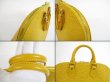 Photo7: LOUIS VUITTON Epi Leather Yellow Hand Bag Purse Alma #5158