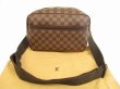 Photo1: LOUIS VUITTON Special Order Damier Leather Brown Messenger Bag Reporter PM #5170