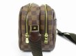 Photo4: LOUIS VUITTON Special Order Damier Leather Brown Messenger Bag Reporter PM #5170