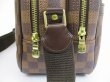 Photo9: LOUIS VUITTON Special Order Damier Leather Brown Messenger Bag Reporter PM #5170