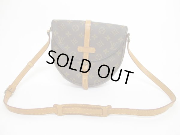 Photo1: LOUIS VUITTON Monogram Leather Brown Messenger&Cross-body Chantilly MM #5187