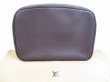 Photo1: LOUIS VUITTON Taiga Leather Bordeax Trousse Toilette GM Pouch #5190